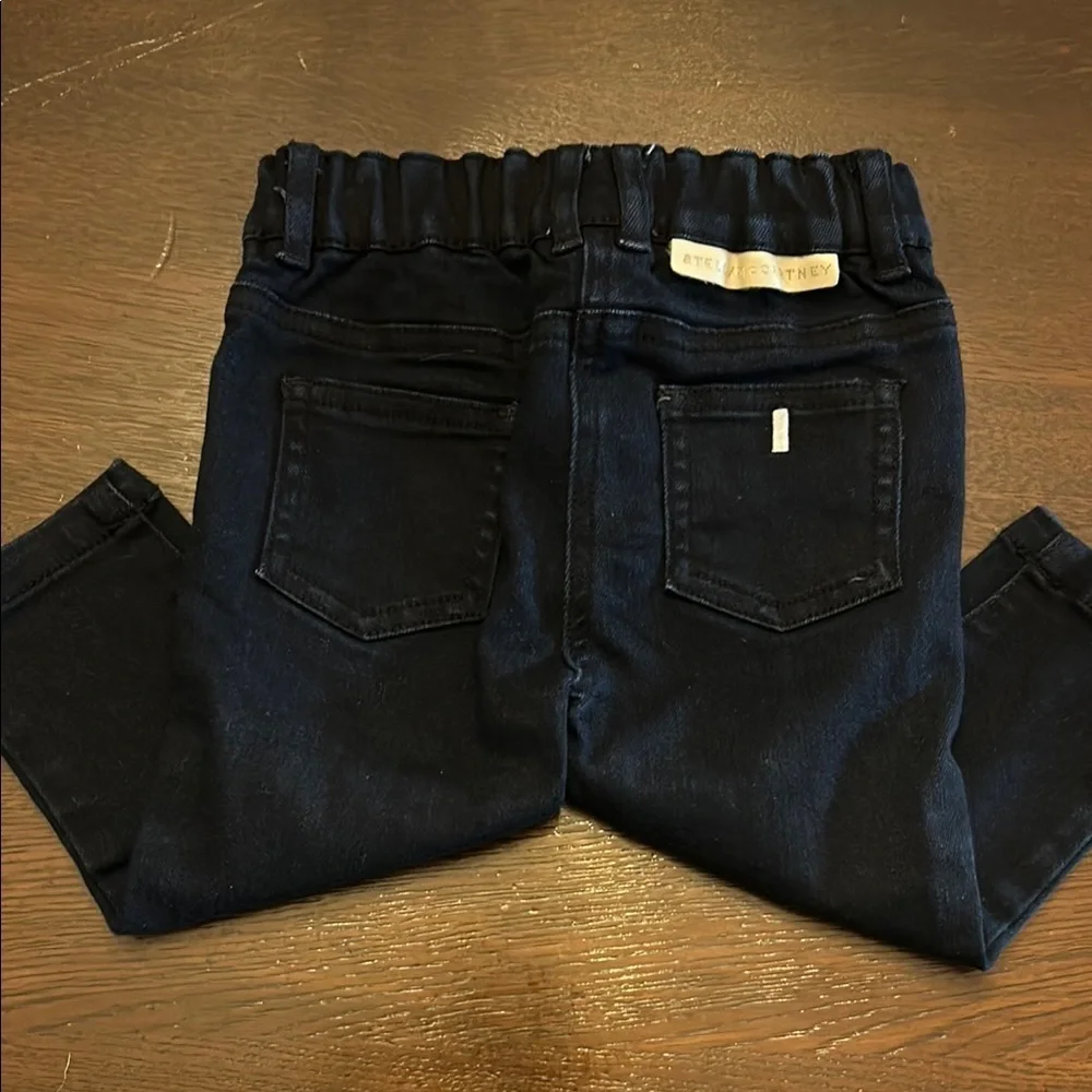 Stella McCartney Dark Navy Cotton Jeans with Stretch Toddler Size 12 Months - Picture 3 of 12